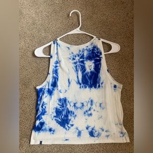 Lululemon tank top, blue tie-die, size small